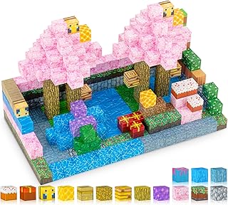 Magnetic Blocks Build Mine Magnet World Set,80Pcs Magnetic Blocks Building Toys for Kids,STEM Sensory Toys Gifts for Toddlers Kids for Age 3+ Girls Boys,Creative Construction Toy for Kids Indoor Toys