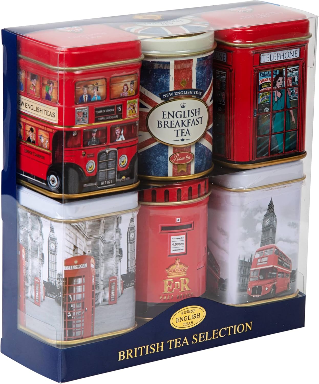 New English Teas British Mini Tin Tea Selection 140 g