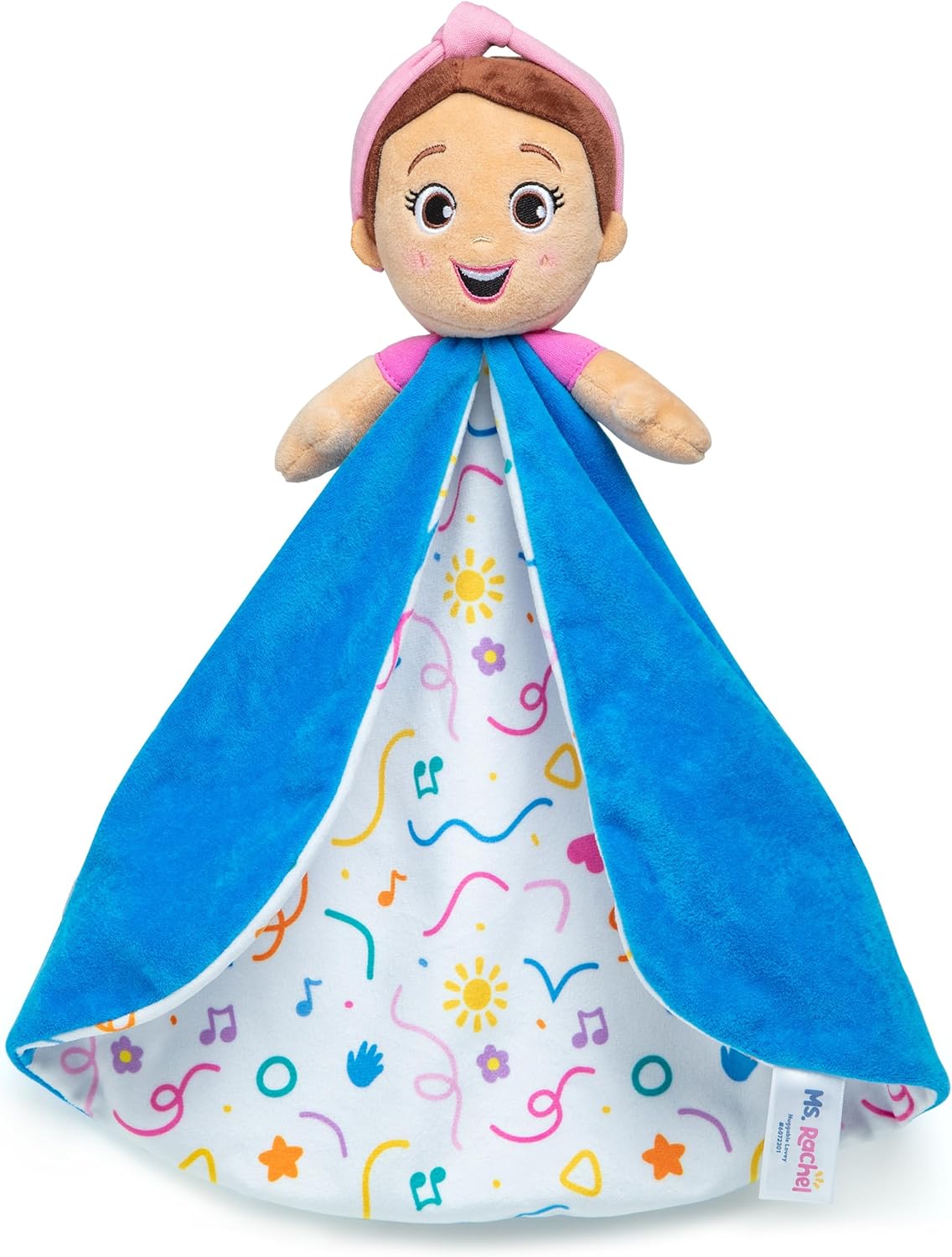 Ms. Rachel Official Huggable Lovey, Double Sided, Machine Washable Security Blankets for Babies Ages 0-1+