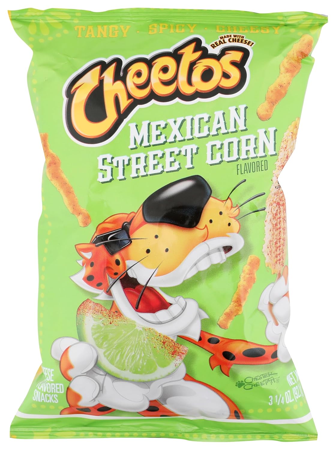 Cheetos, Cheese Flavored Snacks Mexican Street Corn, 3.25 Ounce