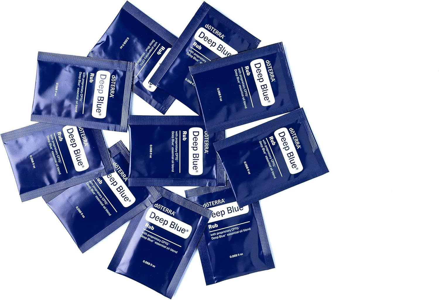 doTERRA Deep Blue Rub Samples, 0.068 Fl Oz (Pack of 10)