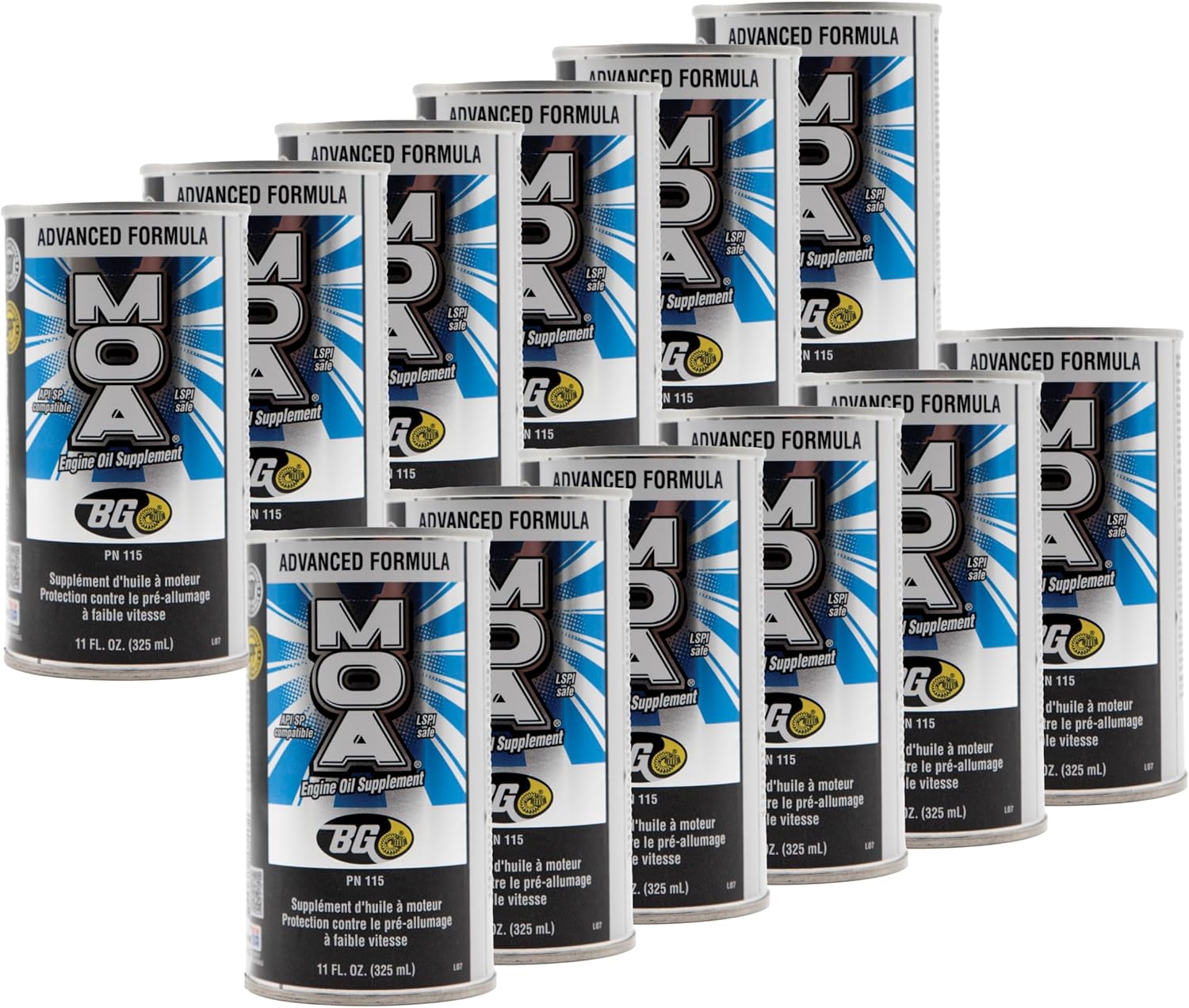 BG MOA Motor Oil Additive 11oz (12 Pack)