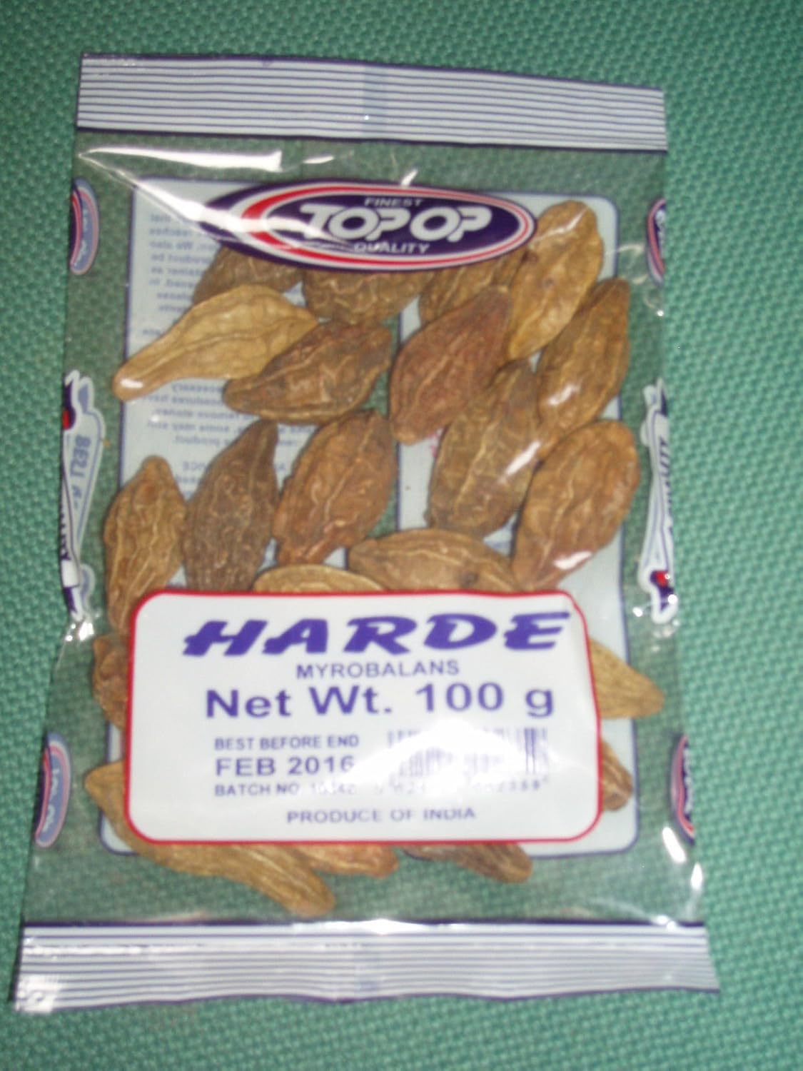 Harde – Whole Herb Terminalia chebula / Haritaki / Black Myrobalan- Topop-100g