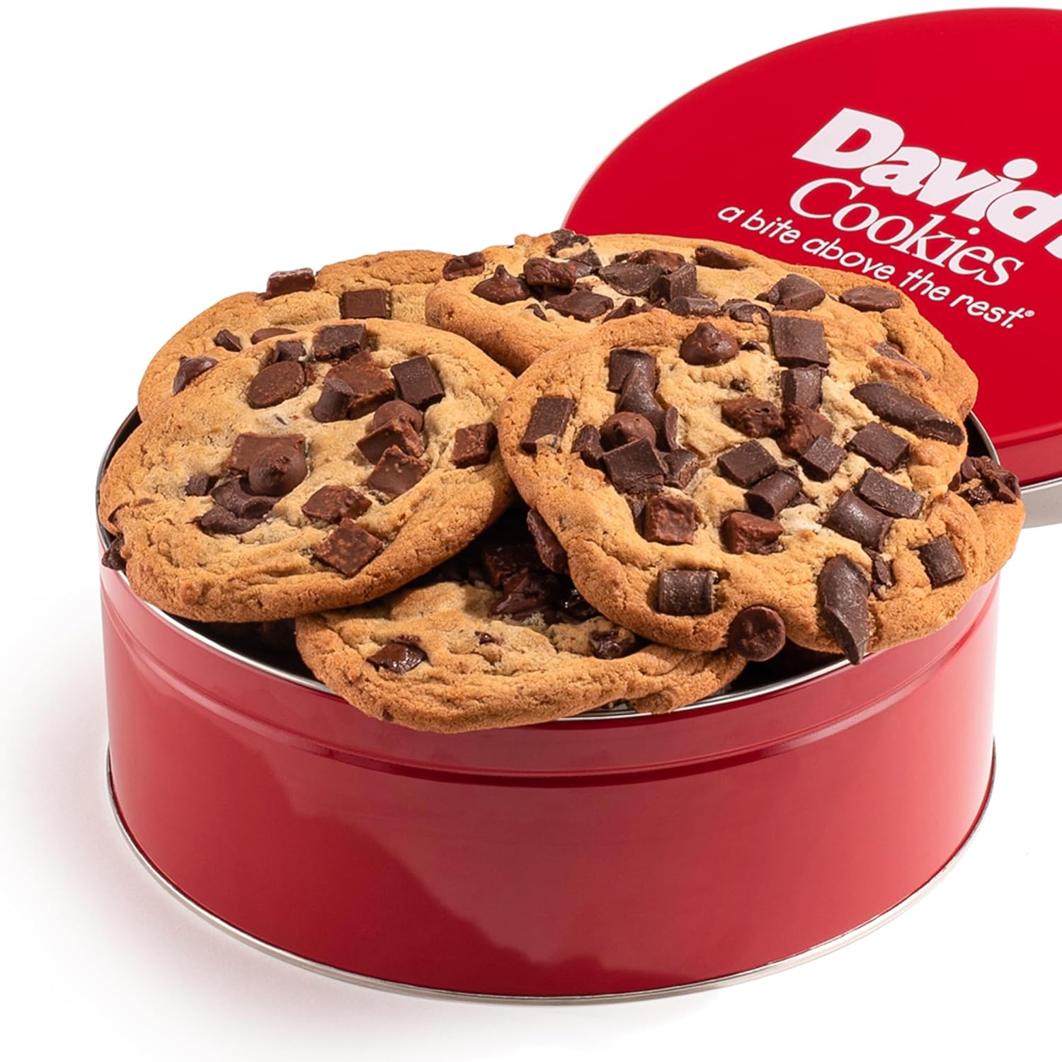 David's Cookies Fresh Baked Decadent Jumbo Cookies Triple Chocolate Chunk - Flavorful Gourmet Cookies - Ideal Food Gift for Corporate, Birthday, Fathers and Mothers Day, Get Well and Other Special