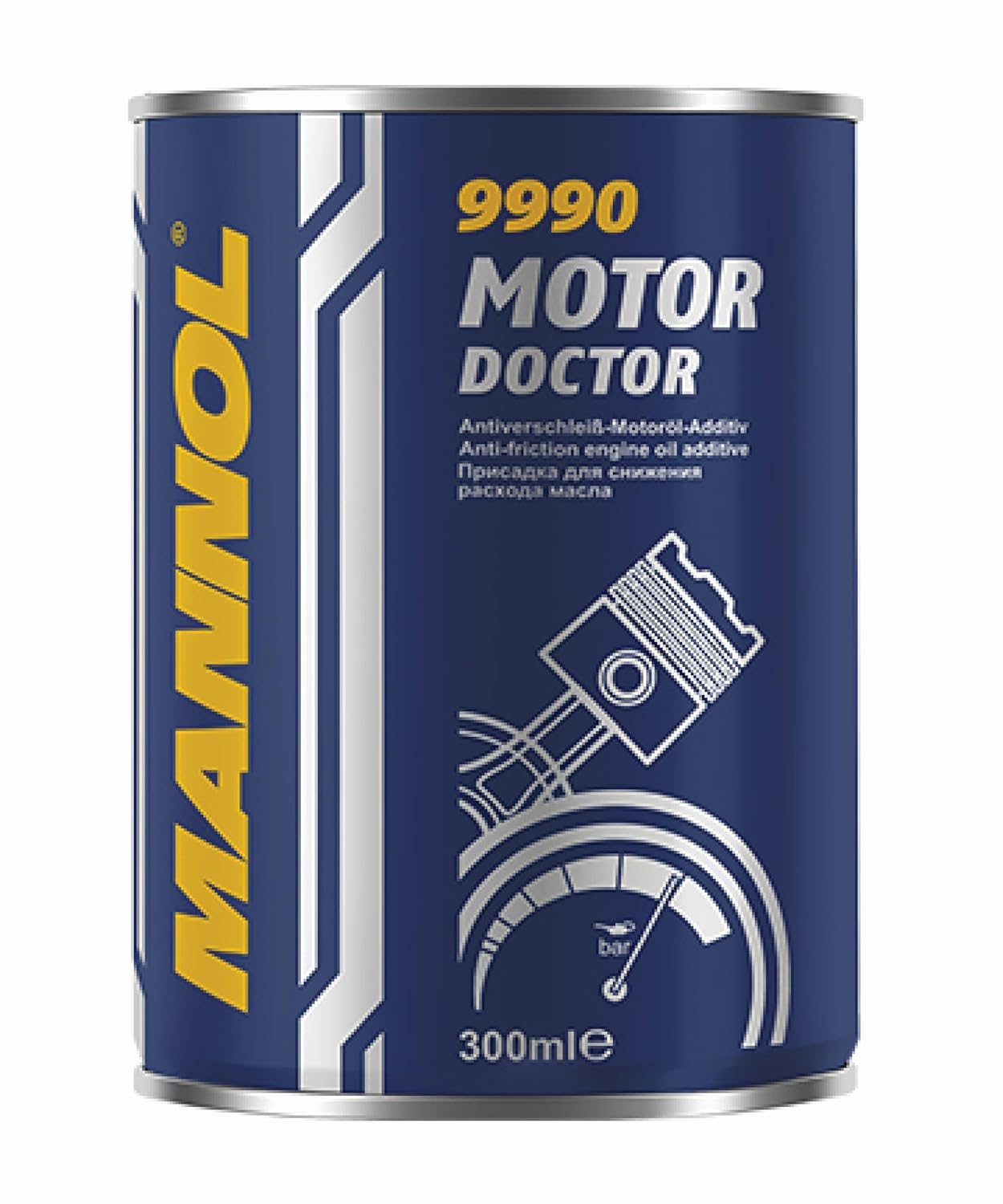 Mannol 300ml Motor Doctor Metal Engine Oil Additive Anti Friction Modern Multifunctional