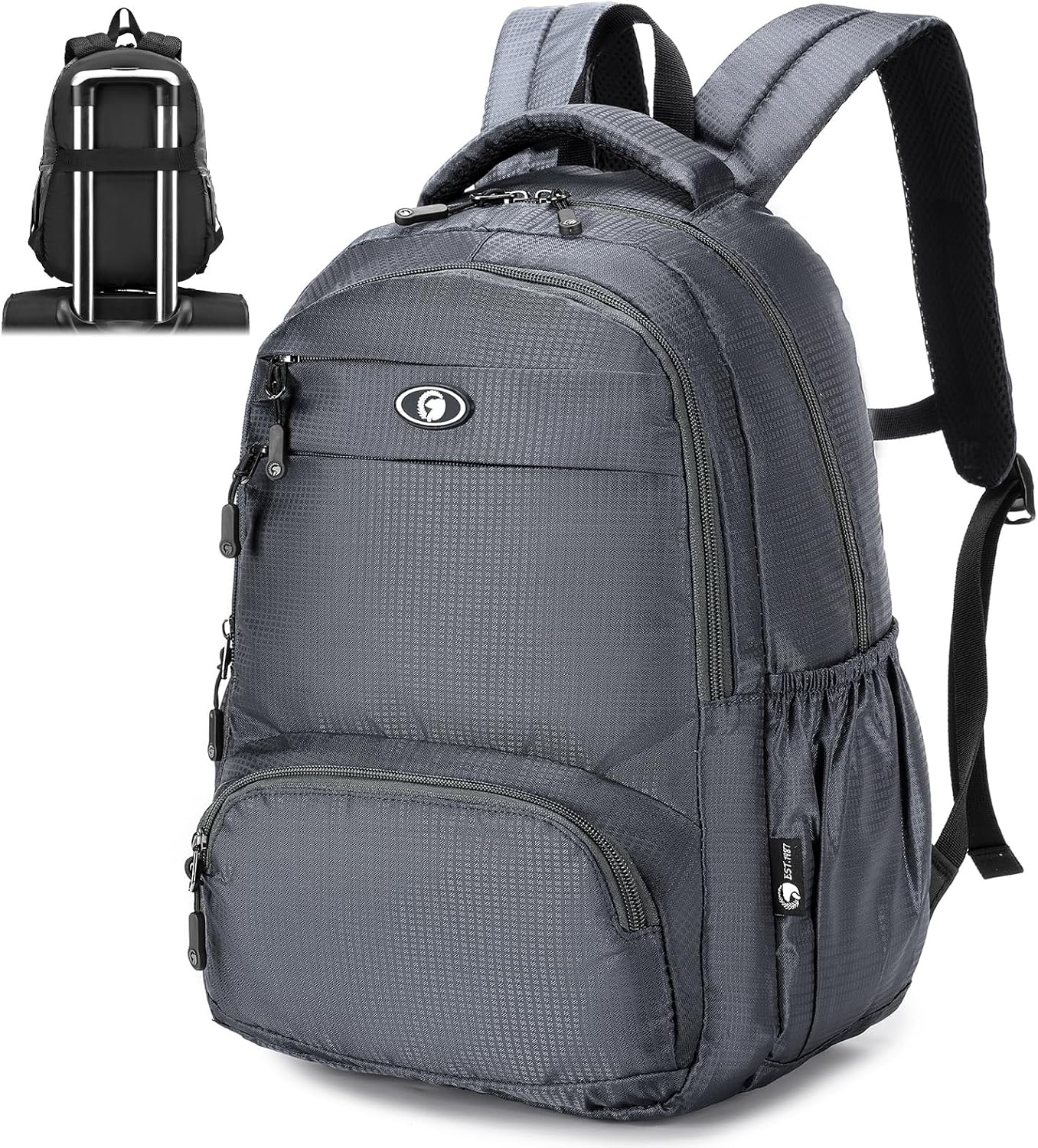 40x30x15cm Personal Item Travel Bag 16x12x6inch Carry On Backpack