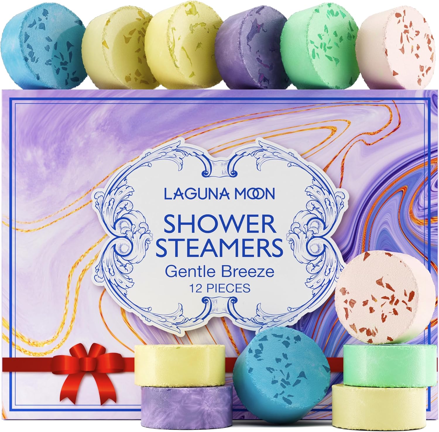Aromatherapy Shower Steamers - 12pc Variety Pack Essential Oil Shower Steamers - Self Care, Nasal Relief, Relaxation, Pampering Vapor Shower Tablets for Home Spa, Christmast Set, Gifts for Men, Women