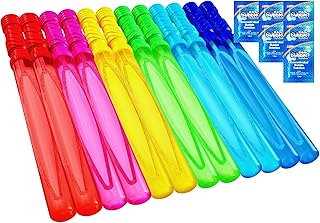 JOYIN 36 Pack 14.6’’ Big Bubble Wands Bulk, Bubble Blower for Kids, Bubble Blaster Party Favors, Easter, Birthday, Summer Outdoor & Indoor Activity