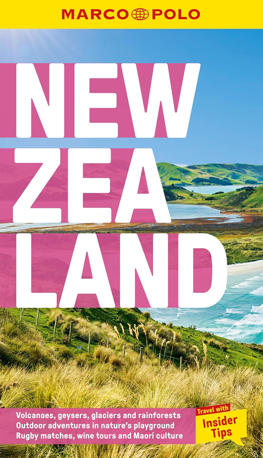 Marco Polo New Zealand Pocket Travel Guide | Pull-out Map | Local Knowledge | Covers: North Island, South Island, Auckland, Wellington and more