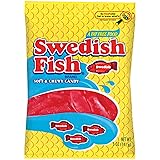 Swedish Fish, Soft & Chewy Candy, Red, 5oz Bags (Pack of 2) (Packaging may vary)