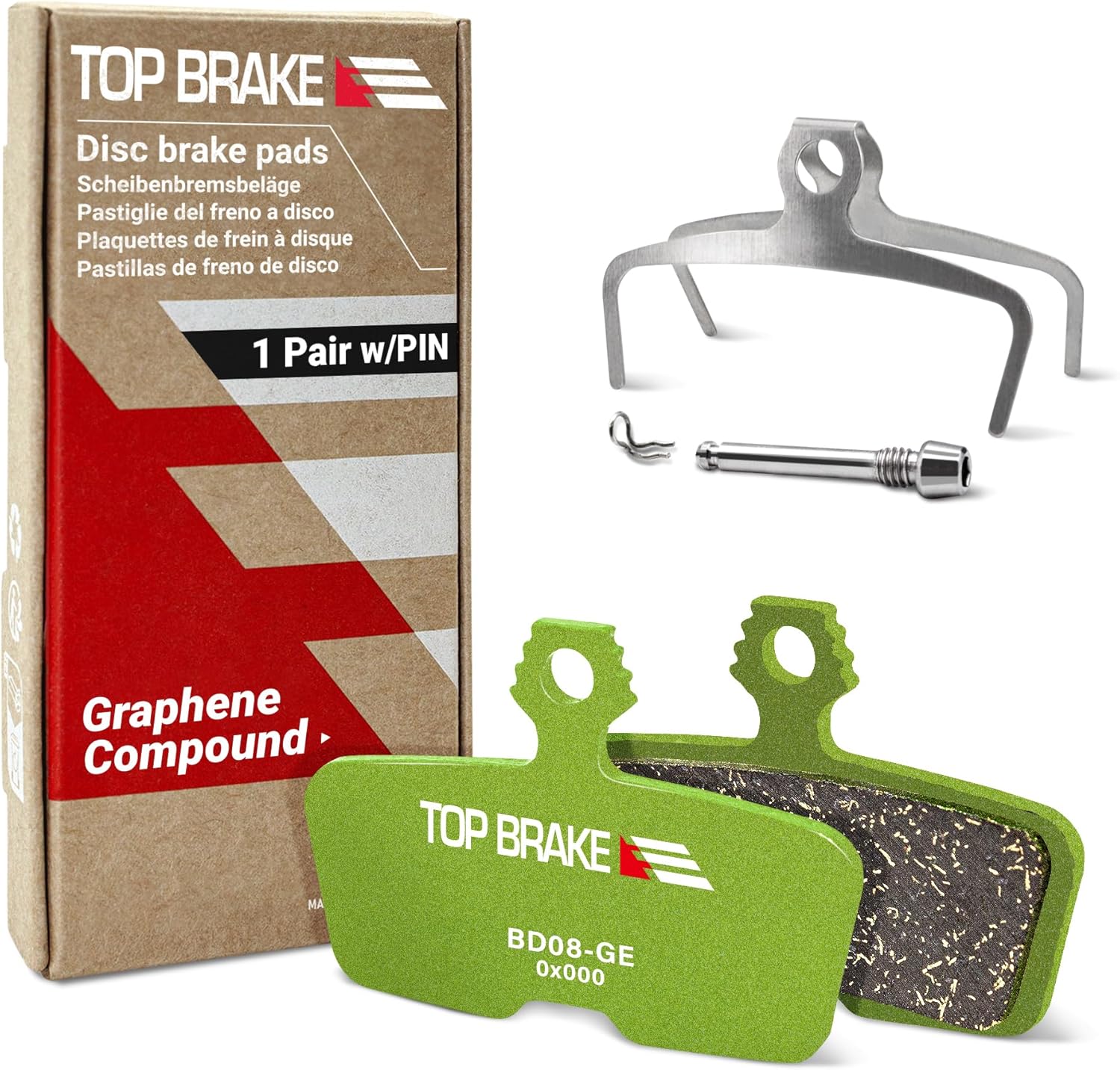 TOP BRAKE Disc Bike Brake Pads Compatible with SRAM Code R RE RSC, Guide RE, G2 RE, DB8, Motive AVID | MTB/eMTB/Downhill/Trail/All mountain/enduro race/cycling