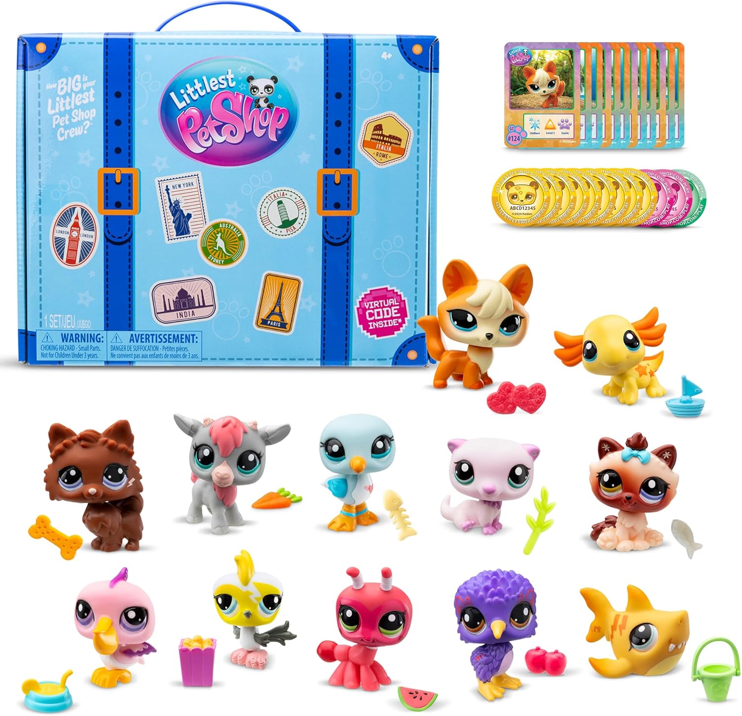 Littlest Pet Shop - Traveling Adventure Collector Set - LPS Gen 7, Authentic Mystery Figures, Surprise Collectible Kidult Toy, Girls, Boys, Kids, Tweens Ages 4+