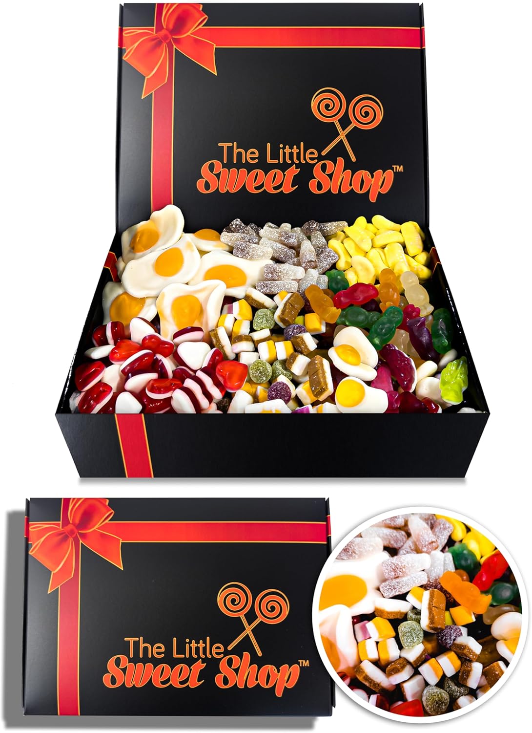 The Little Sweet Shop Classic Pick N Mix Sweets Hamper 1KG: Premium Gift Box Packed Full of Retro Pick and Mix Candy for Birthdays, Christmas, Get Well Soon, for Him, for Her, Men, Women, Boys & Girls
