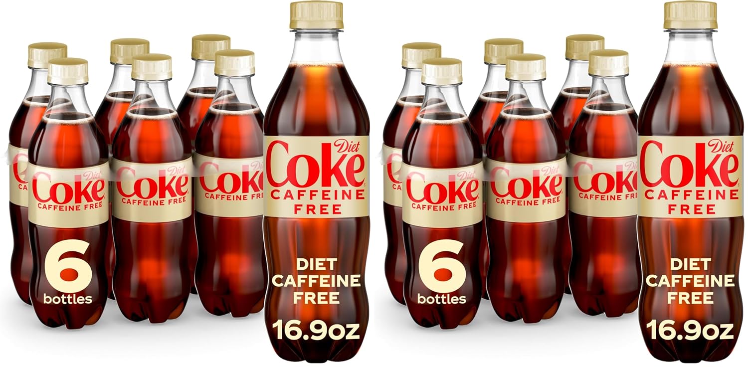 Diet Coke Caffeine Free Soda | 16.9 fl oz | 12 Pack | Soft Drink