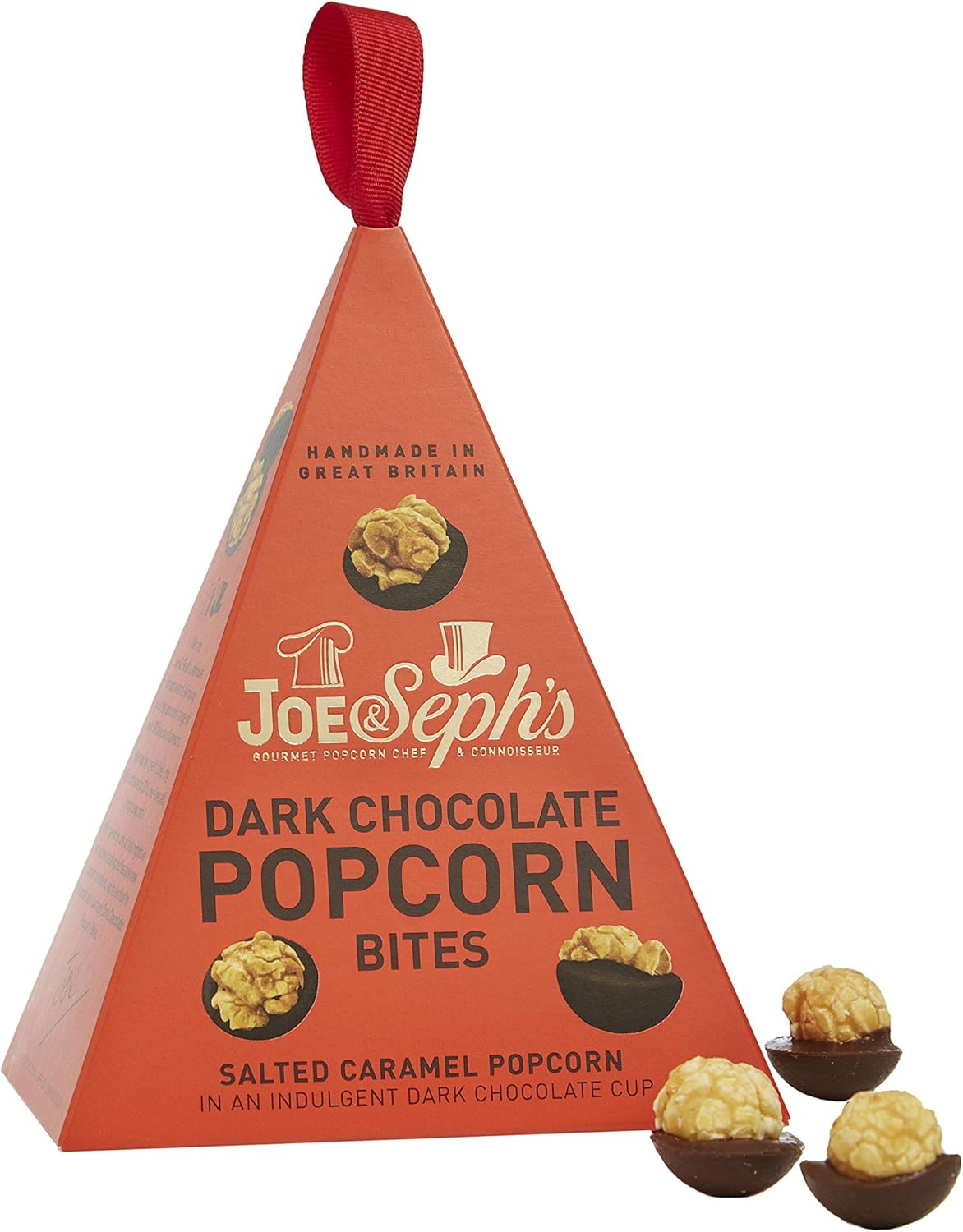 Joe & Seph's Dark Chocolate Popcorn Bites, 45g