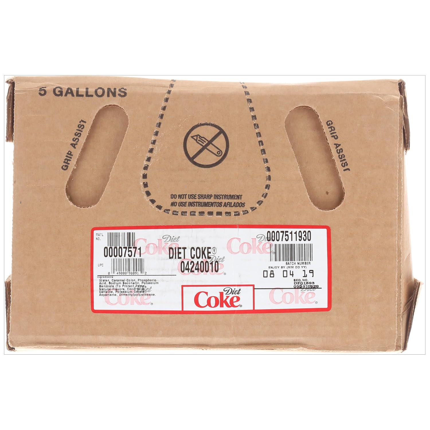 Diet Coke Bag-In-Box Fountain Syrup (5 gal.)
