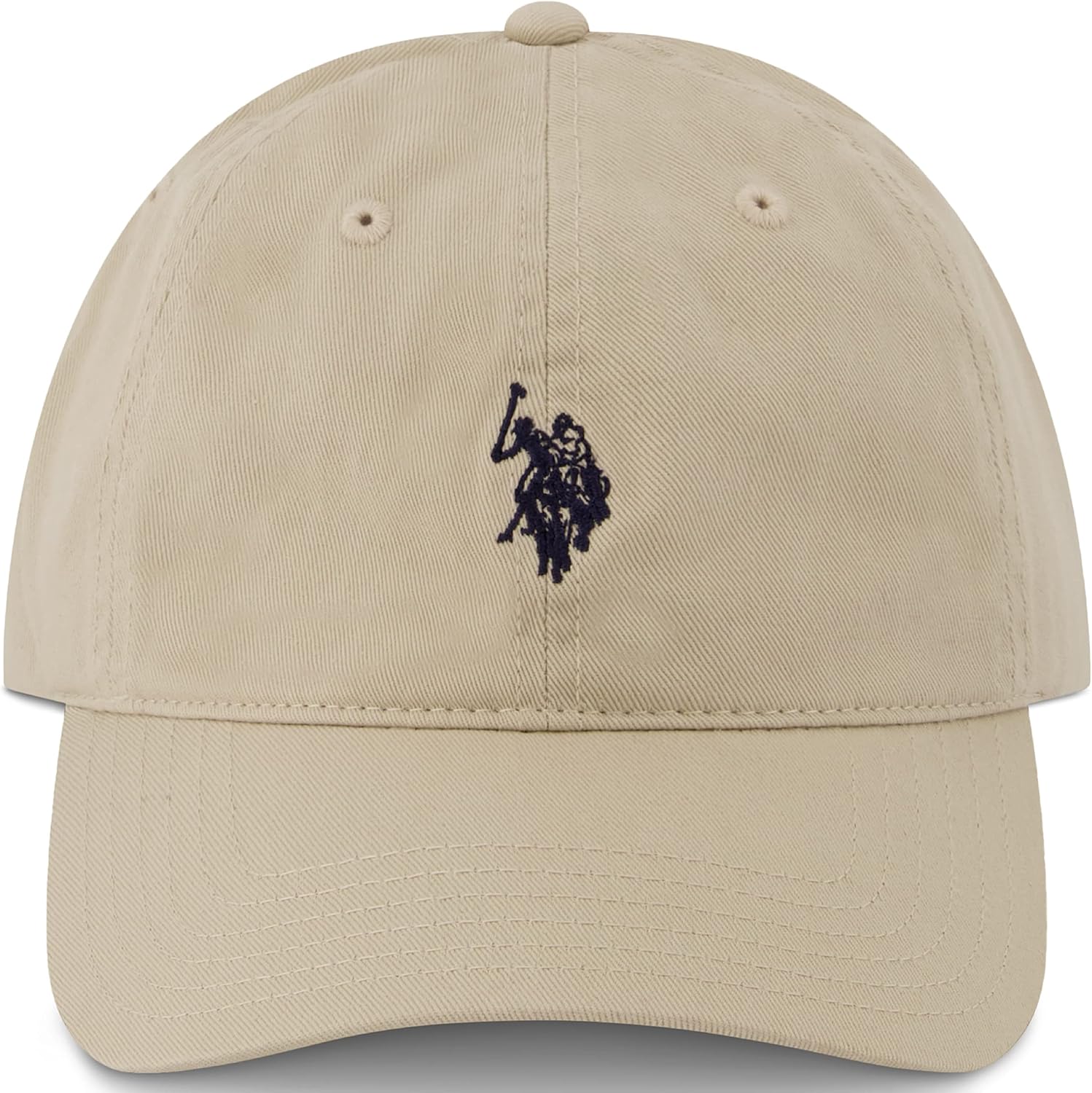 U.S. Polo Assn. Small Polo Pony Logo Baseball Hat, 100% Cotton, Adjustable Cap