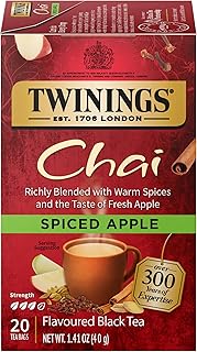 Twinings Spiced Apple Chai Tea, 1.41 oz, 20 ct