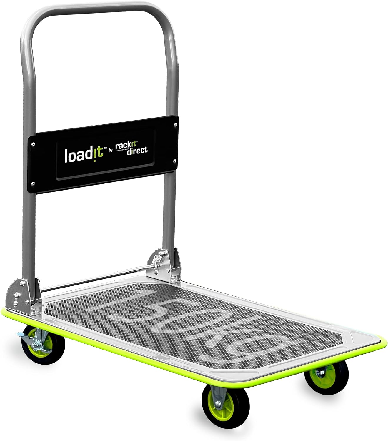 Loadit 150kg Folding Trolley, Heavy Duty Platform Trolley on Wheels