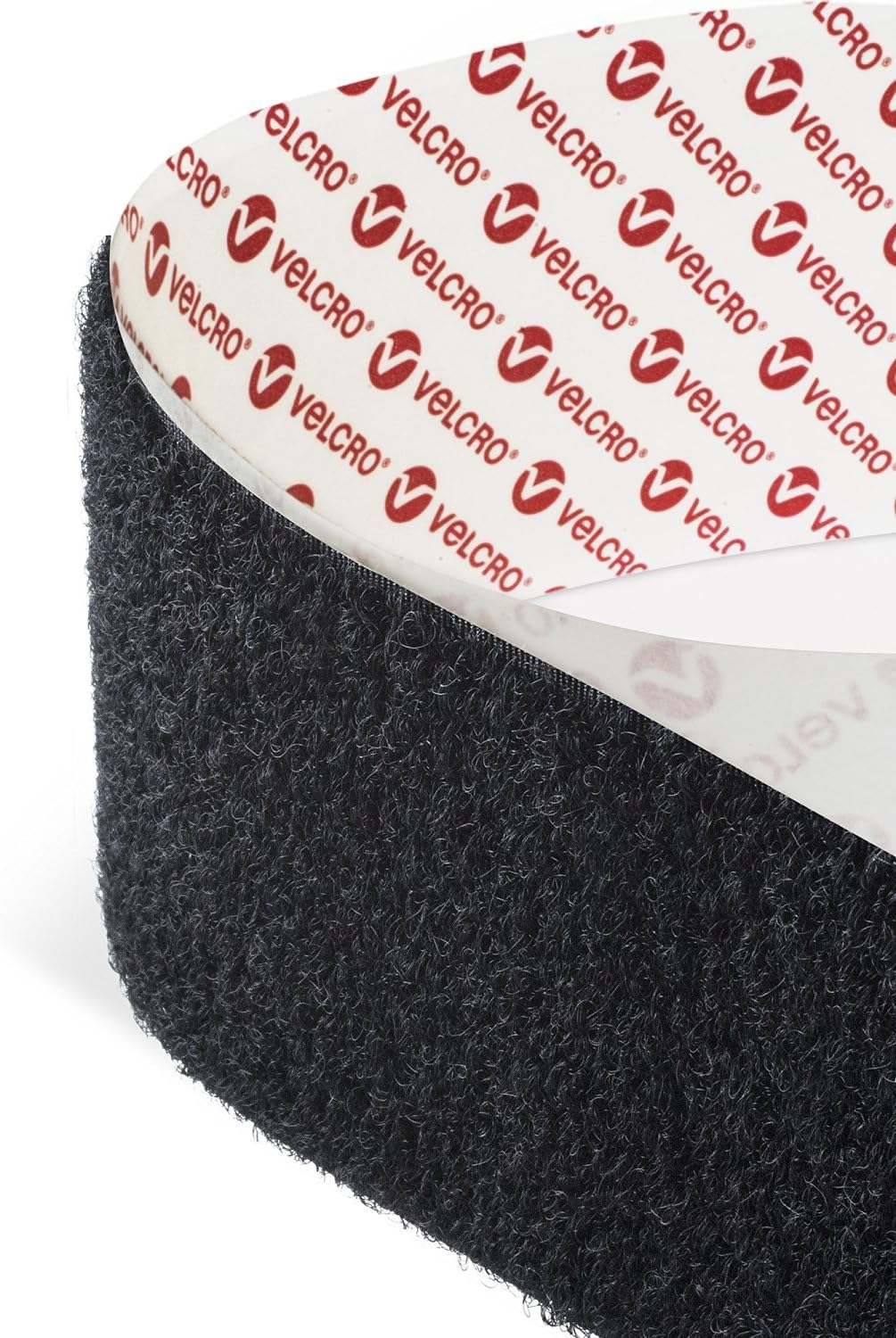 Velcro® Hook and Loop Self Adhesive Sticky Back Tape Fastener in Black 100MM Wide - 10CM Wide X 1 metre Long (1M (1m Hook+1m Loop))