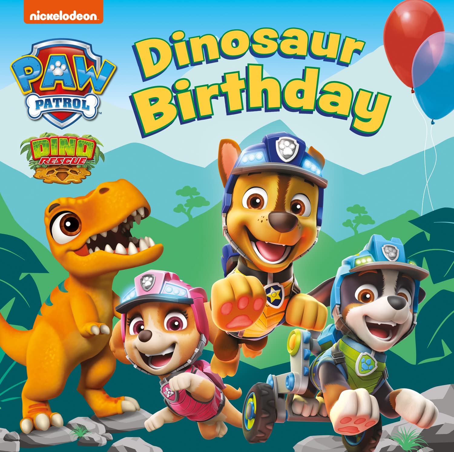PAW Patrol Board Book – Dinosaur Birthday: The new dinosaur board book from the hit PAW Patrol Dino Rescue series!
