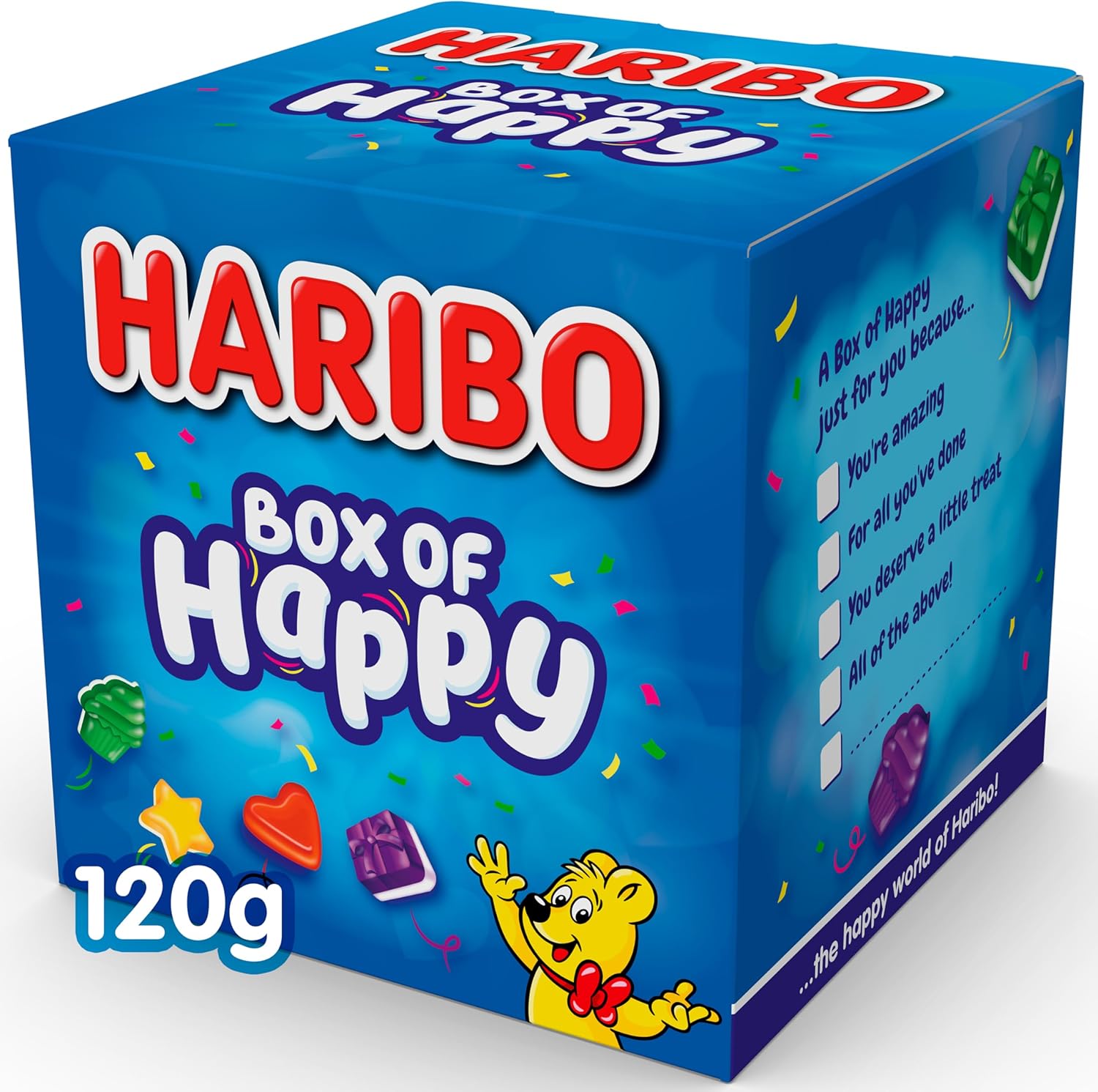 HARIBO Box of Happy Sweets Sharing Gift Box 120g