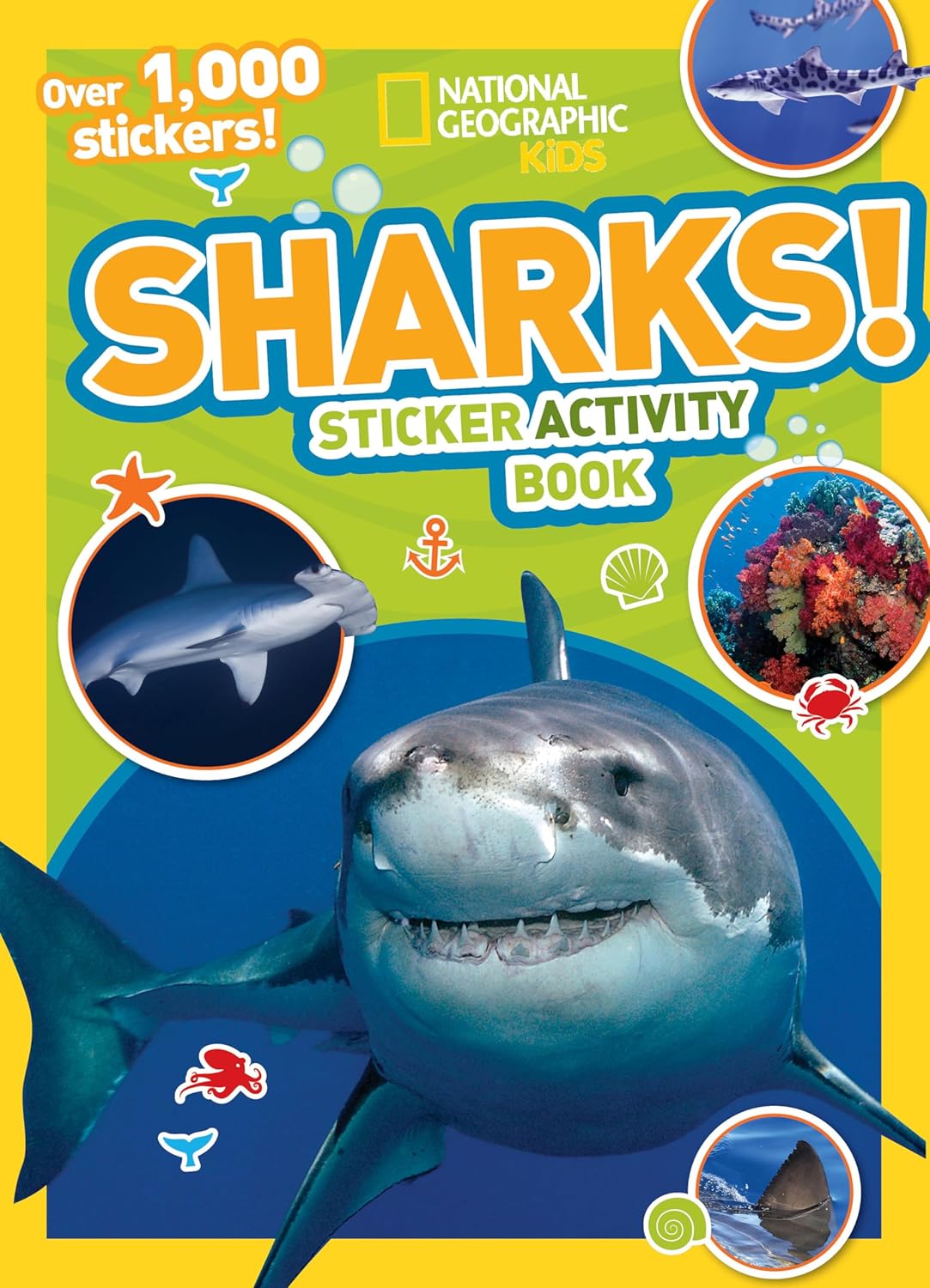 National Geographic Kids Sharks Sticker Activity Book: Over 1,000 Stickers!