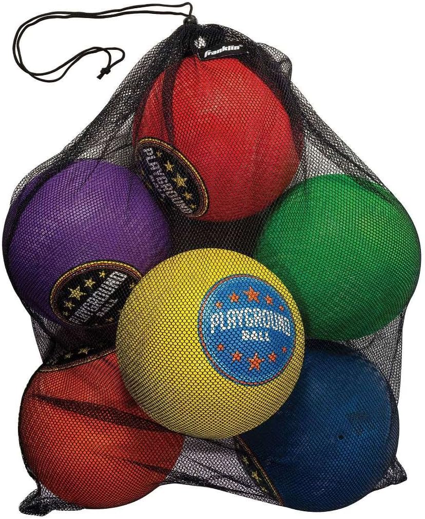 Franklin Sports Kids Playground Balls - Rubber Kickballs + Playground Balls For Kids - Great for Dodgeball, Kickball, 4 Square + Schoolyard Games - 8.5” Diameter