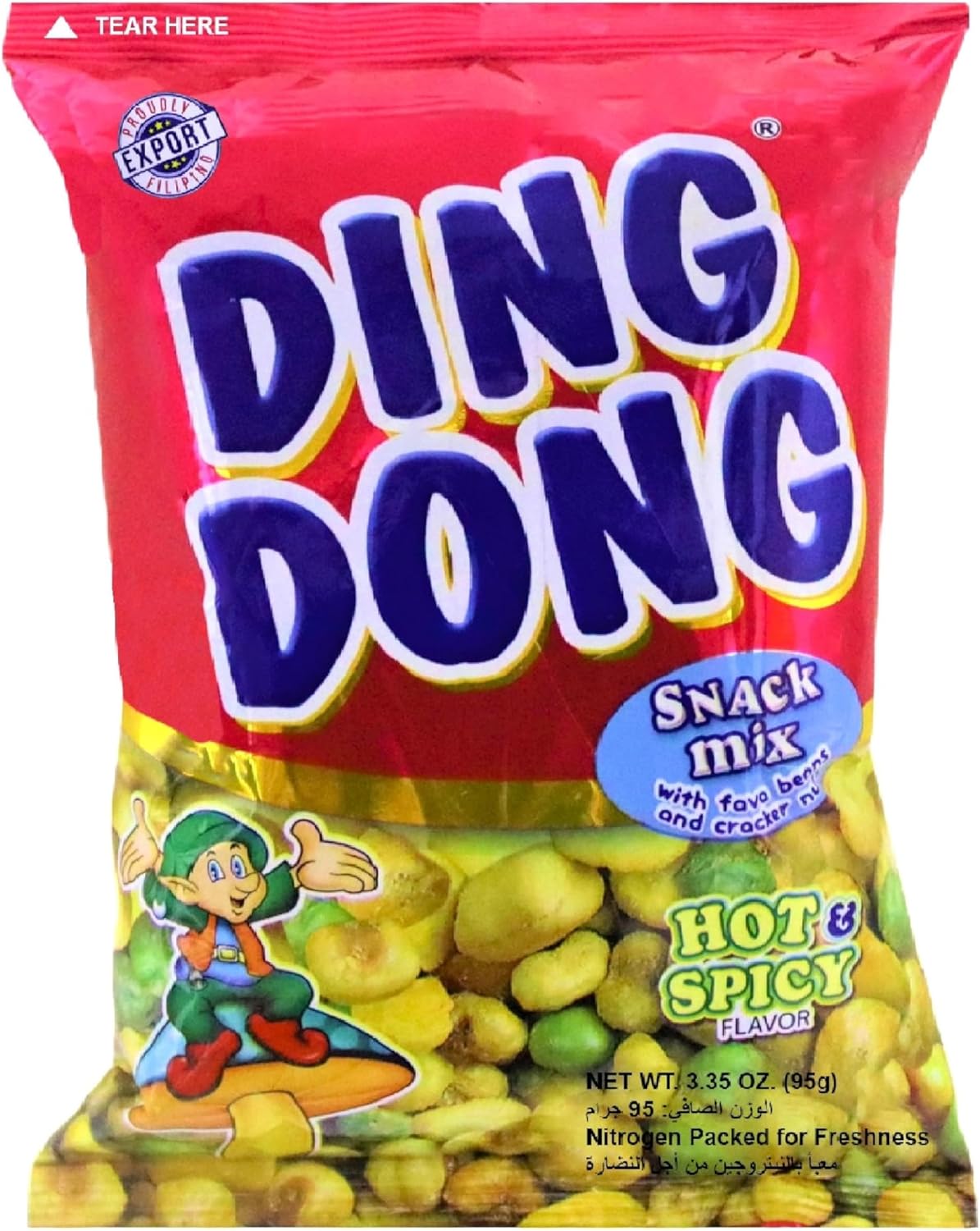 Ding Dong Mixed Nuts Hot & Spicy 100g x5 packs