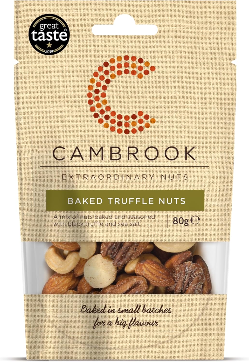 Cambrook - Baked Truffle Nuts, 80g Bag