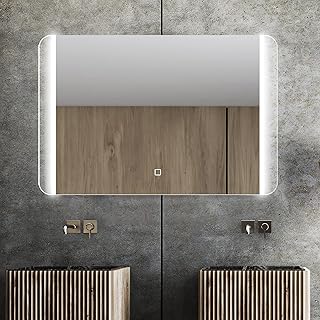 24"x36" Lighted Bathroom Mirror with Bluetooth Speaker, Wall Mounted HD Vanity Mirror, 6500K Front and Blacklit, Dimmable, Memory, Auto Defogging, Horizontal Install with Plug