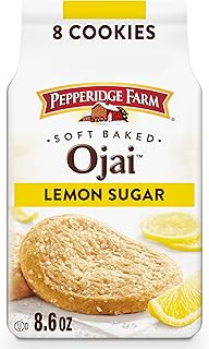 Pepperidge Farm Soft Baked Ojai Lemon Sugar Cookies, 8.6 Oz Bag (8 Cookies)