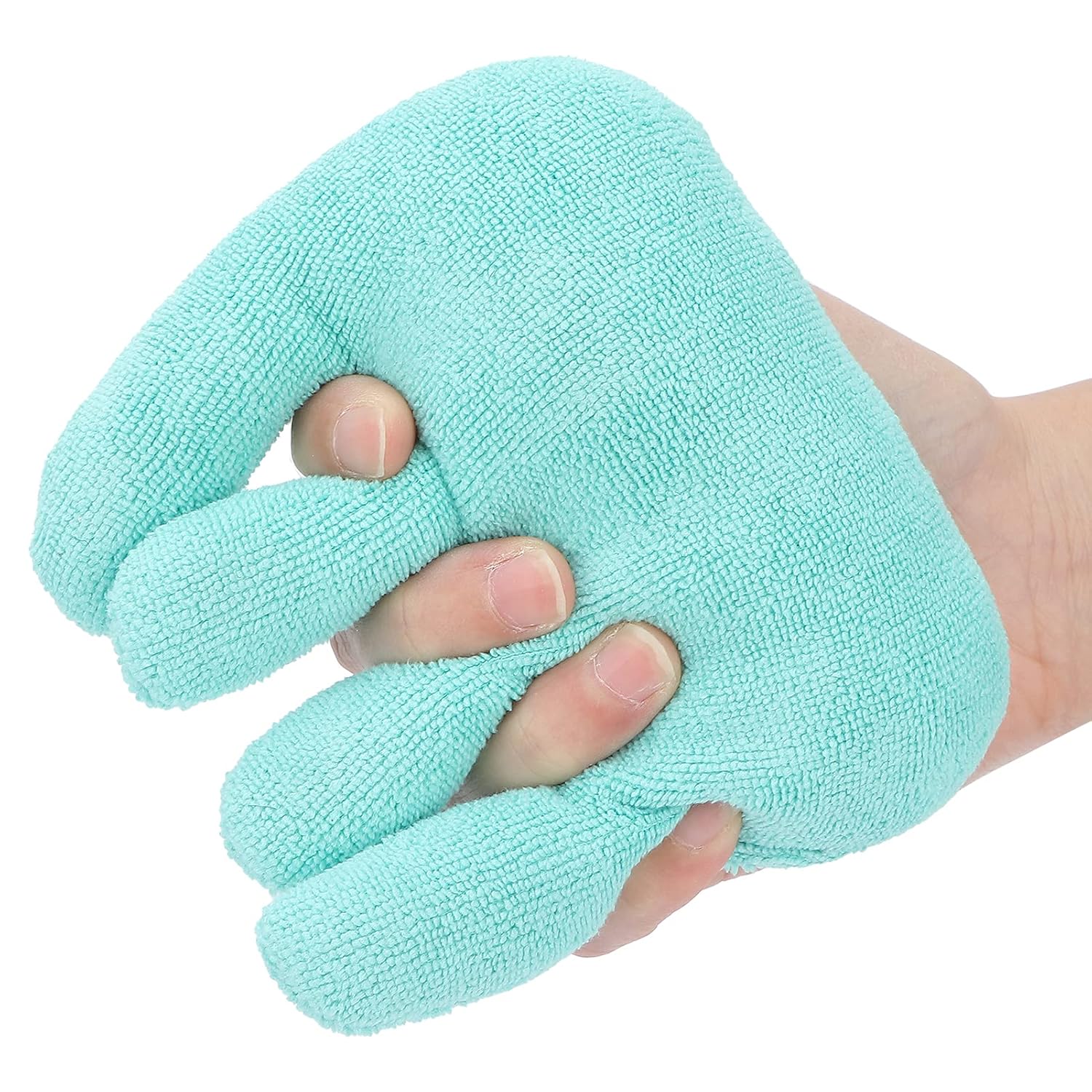 Finger Contracture Cushion, Cone with Finger Separator Hand Grip Patients Palm Grips Hand Contracture Cushions Grabbing Pad Comfortable Finger Aid Separator Finger