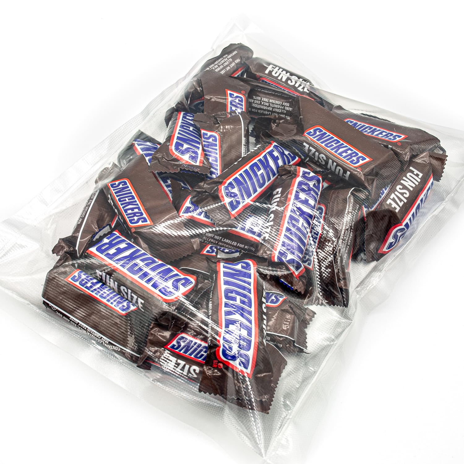 FUN SIZE Chocolate Candy Bars 1 lb – Anti Melt Pack, Individually Wrapped (26 Pieces), Bulk, Snack-Size Format, Crunchy Peanuts & Smooth Caramel