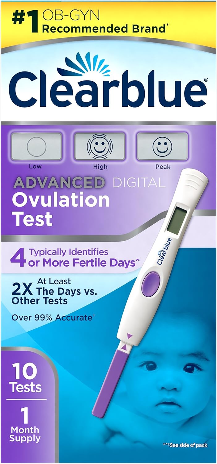 Clearblue Advanced Digital Ovulation Test, 10 Ovulation Tests