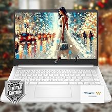 HP 14 Laptop • Back to School Limited Edition with Microsoft 365 • 4-Core Intel CPU • 16GB RAM •1600GB Storage (64GB OnBoard + 512GB External + 1TB OneDrive) • Snow White • w/WOWPC Bundle • Win 11