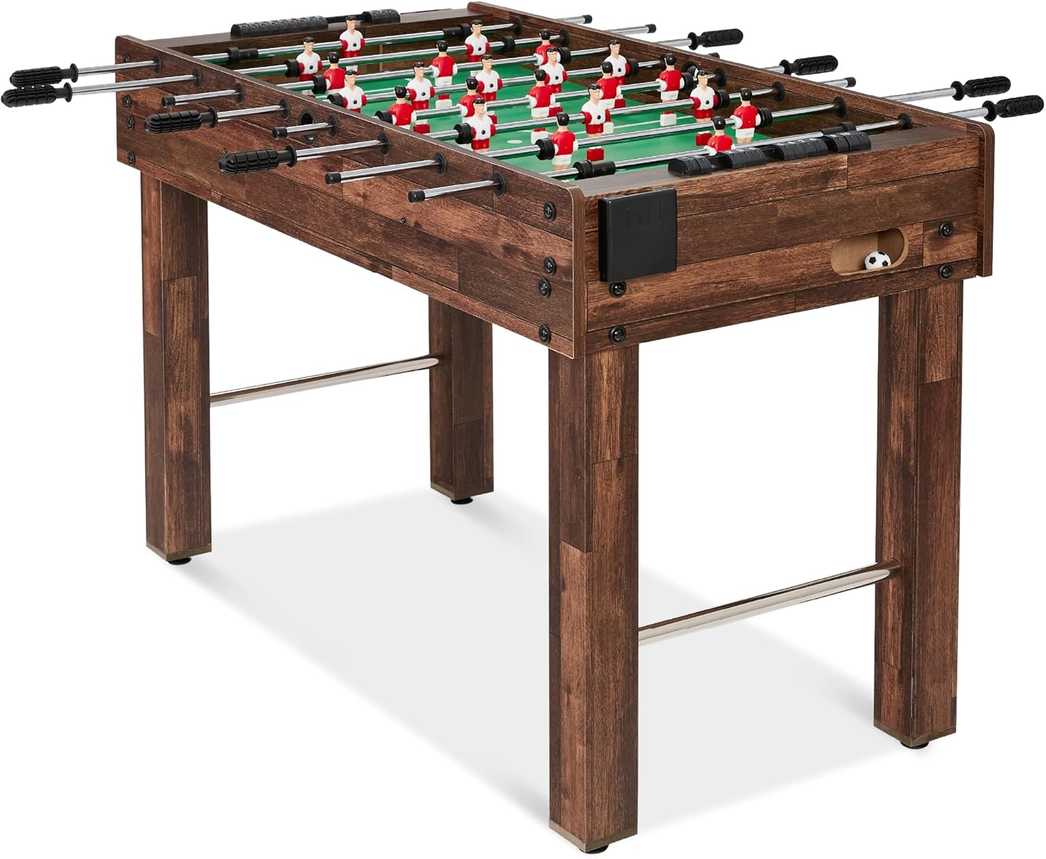 Best Choice Products 48in Competition Sized Foosball Table for Home, Game Room w/ 2 Balls, 2 Cup Holders