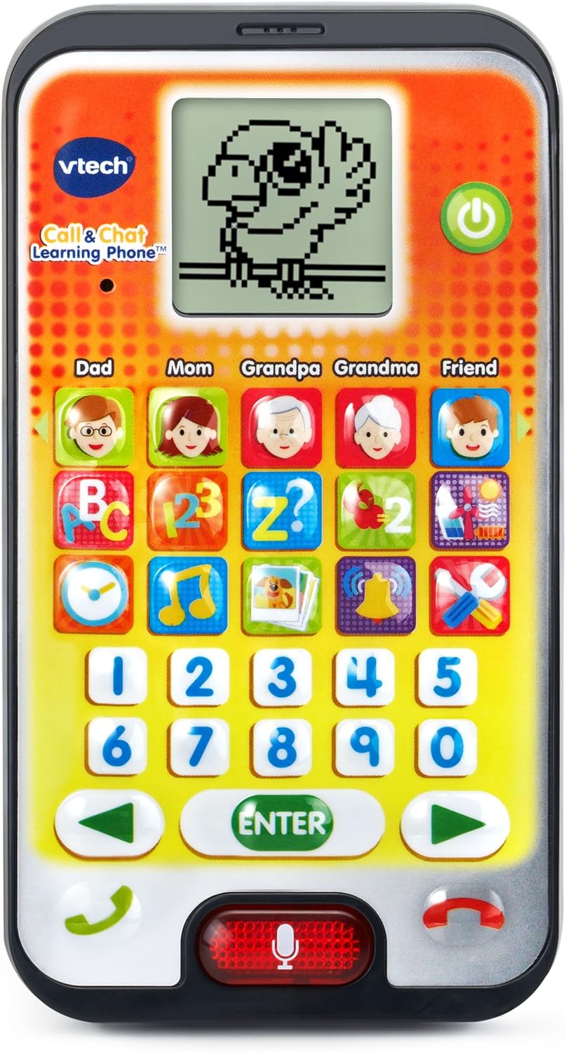 VTech Call and Chat Learning Phone, Orange