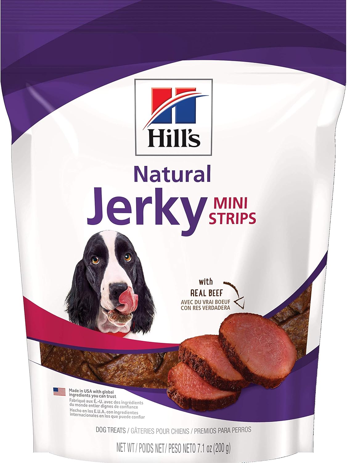 Hill's Dog Treats, Jerky Strips, Healthy Dog Snacks, Mini Strips Beef Jerky 7.1 oz