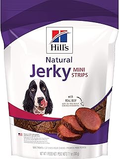 Hill's Dog Treats, Jerky Strips, Healthy Dog Snacks, Mini Strips Beef Jerky 7.1 oz