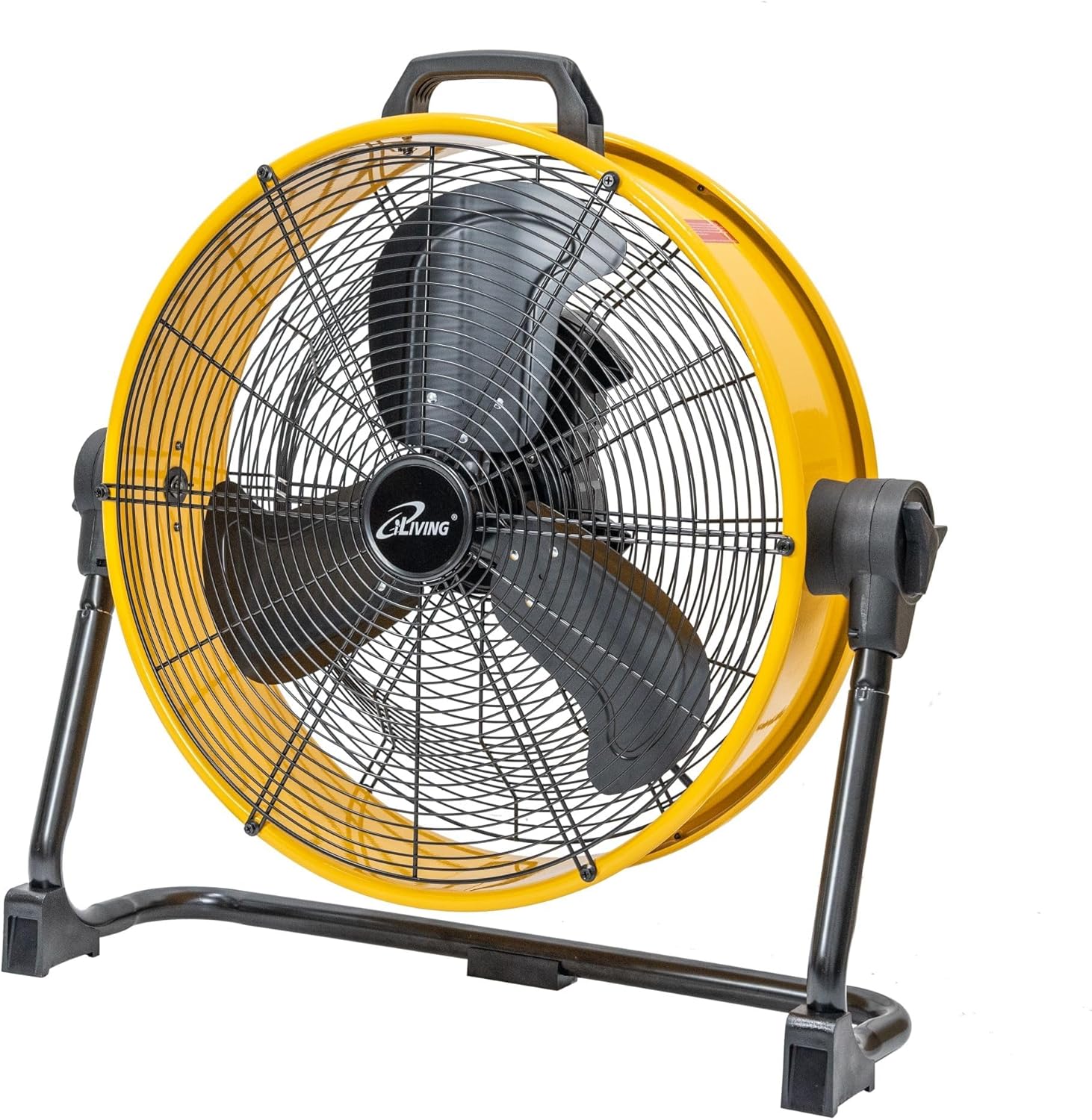 iLiving 5703 CFM High Speed Floor Drum Fan with Brushless DC Motor, Continuous Speed Control for Workshops, UL Certified, ILG8M20-50DC