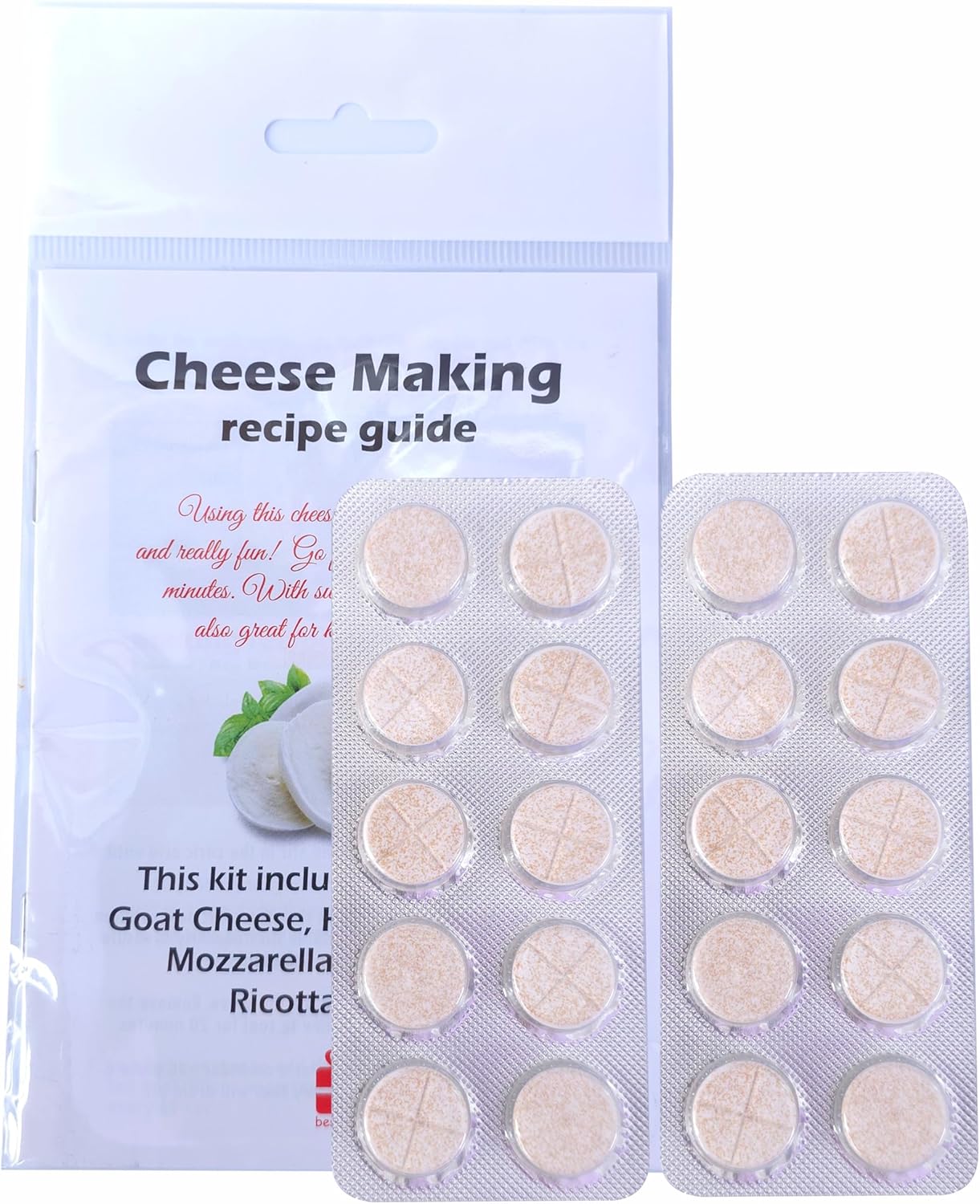 Vegetarian Rennet - Two 10 Tab Slips by Fromase