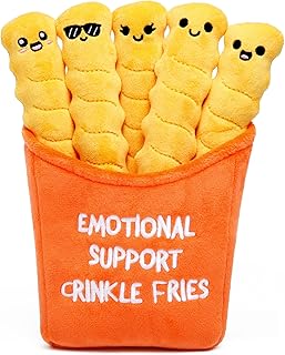 WHAT DO YOU MEME? Emotional Support Crinkle Fries — Plush Fries by Emotional Support Plushies