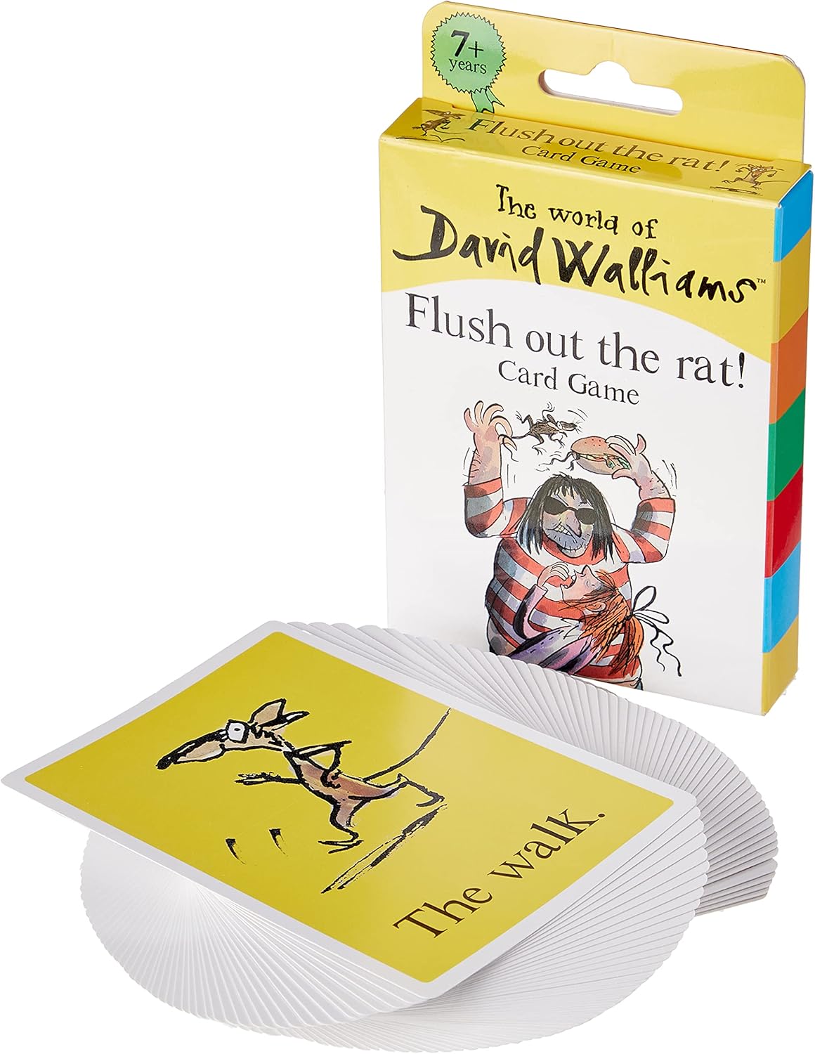 The World of David Walliams 6855 Flush Out The Rat Card Game for 7 years to 18 years