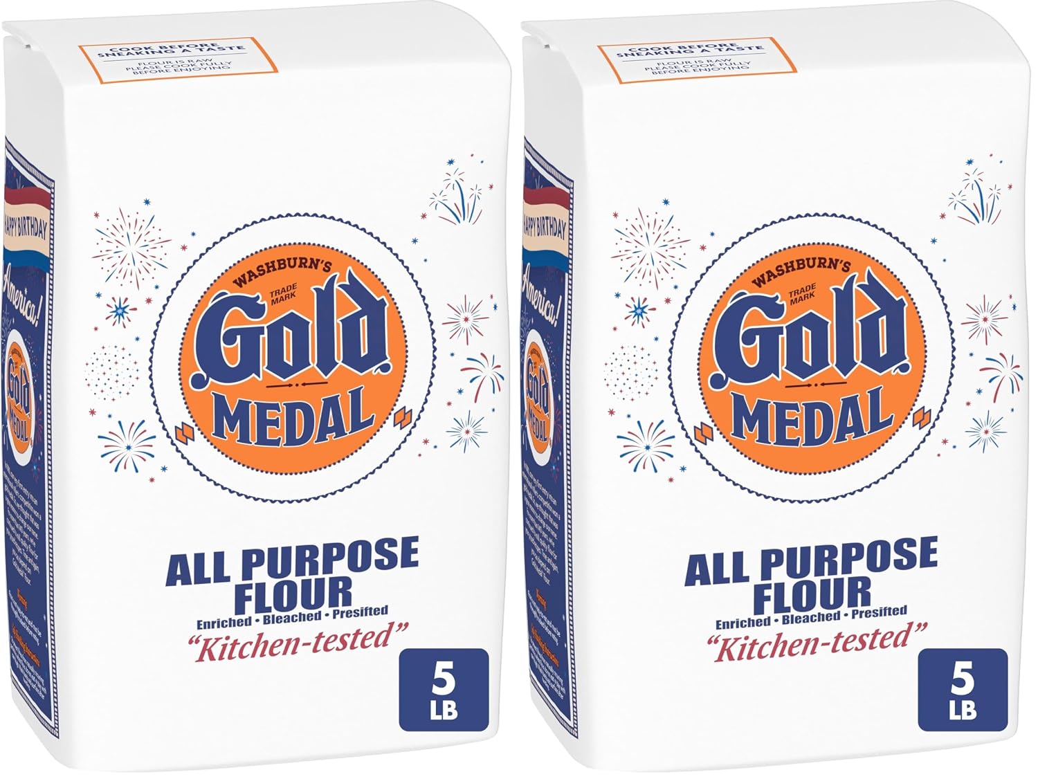 Gold Medal All Purpose Flour, 5 lb (Pack of 2)