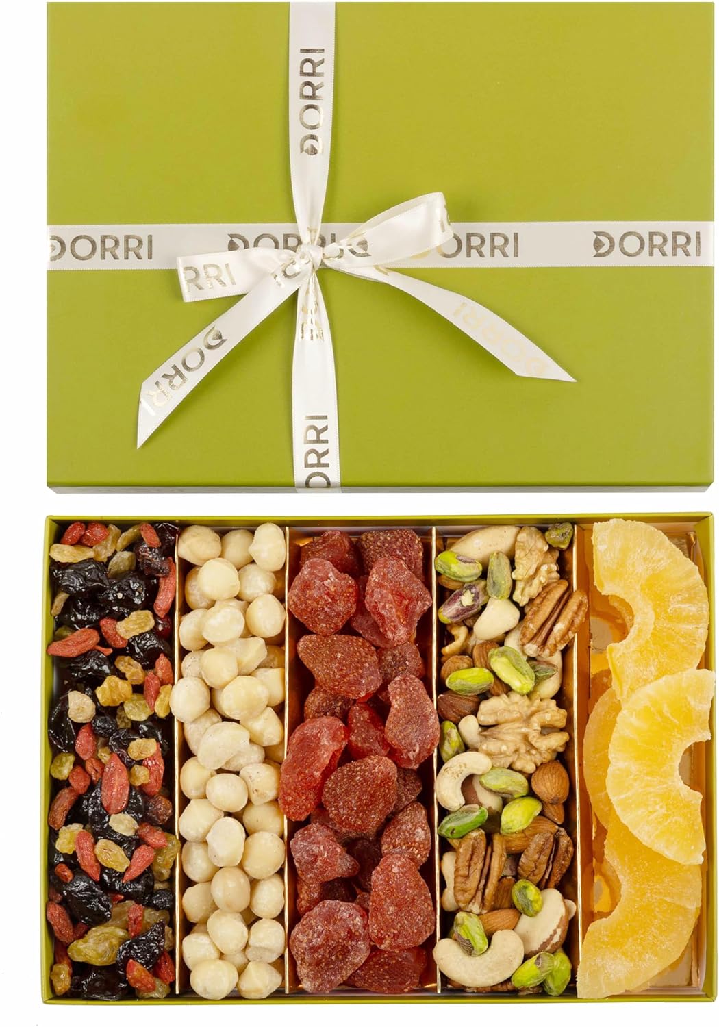 Dorri - Assorted Nuts & Fruit 400g - Nuts & Fruit Gift Set - Assorted Nut & Fruit Gift Set - Mixed Nut & Fruit Selection Luxury Gift Box