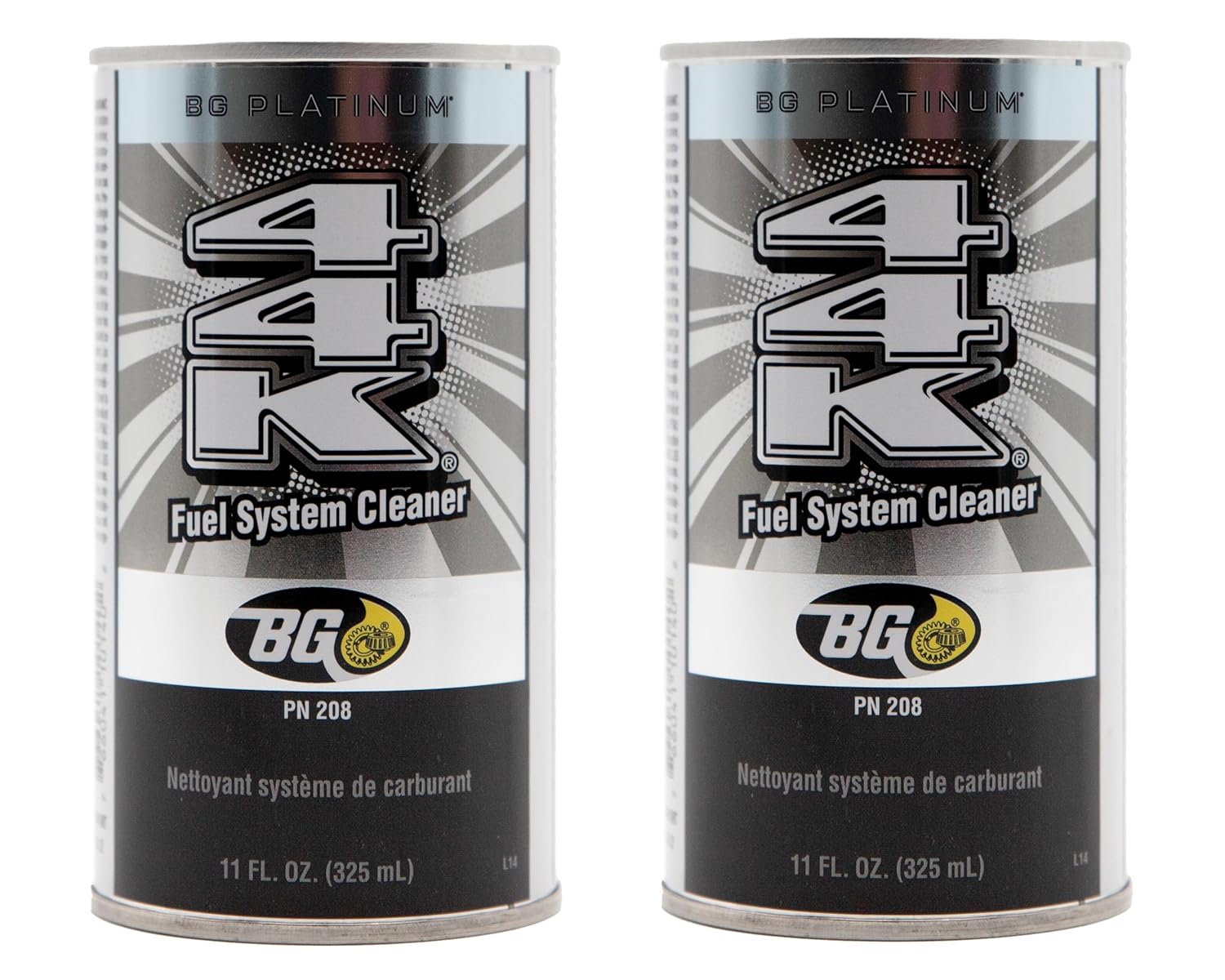 2 cans of BG 44K Platinum