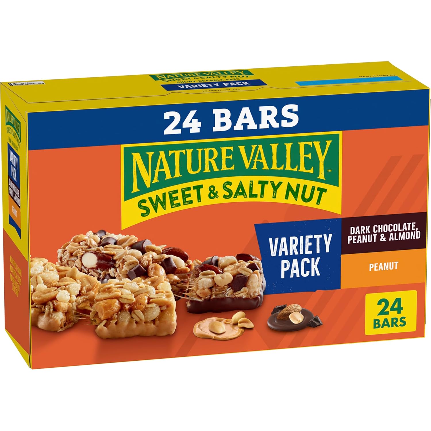 Nature Valley Granola Bars, Sweet and Salty Nut, Variety Pack, 24 Bars, 28.8 OZ