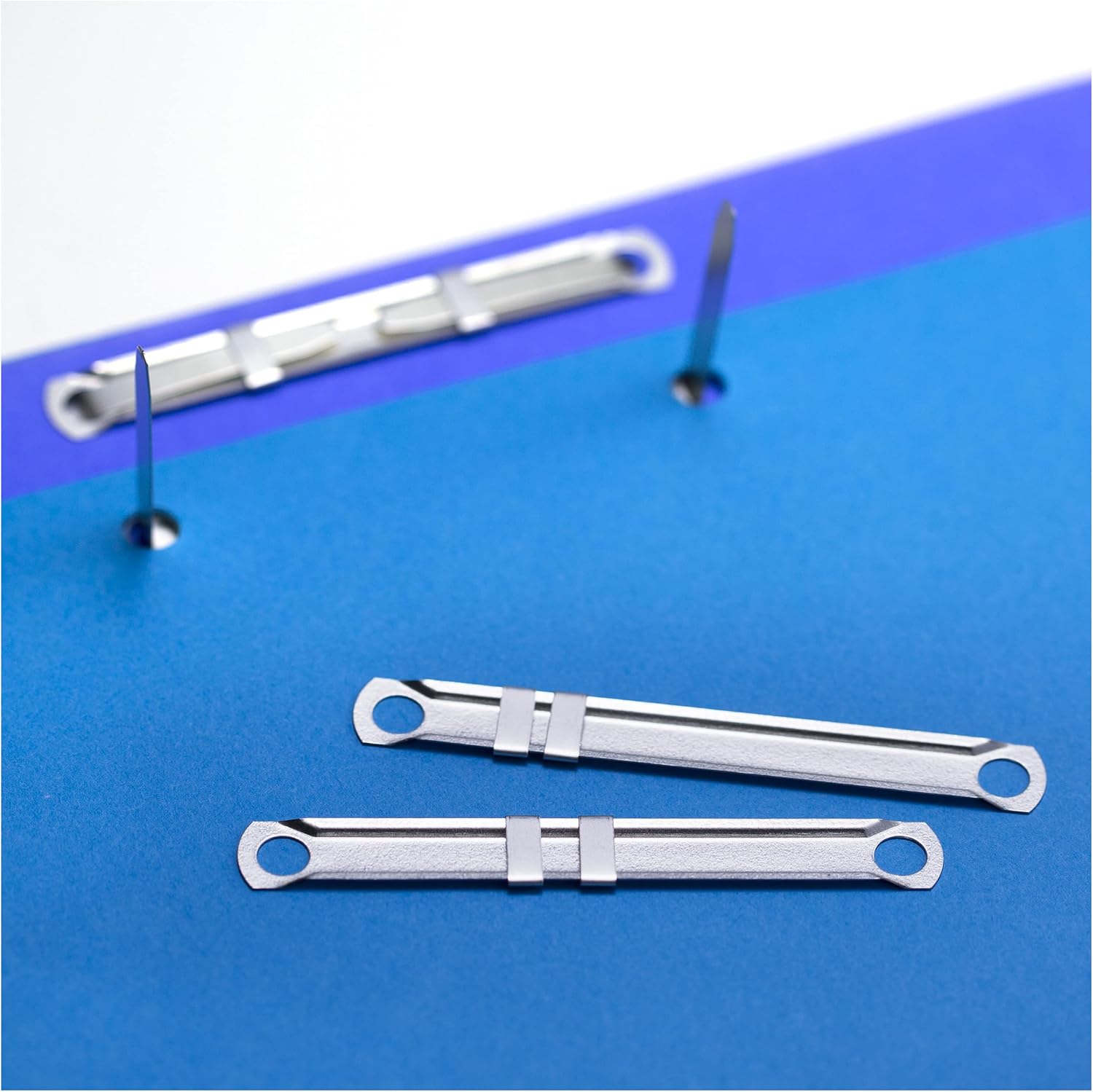 Officemate Premium Prong Fasteners, Compressor Only, Box of 100 Office Paper Clamp (99715)