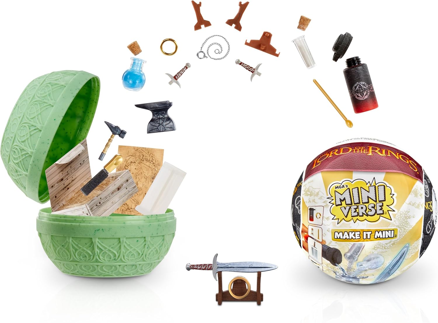 MGA's Miniverse Make It Mini - The Lord of the Rings Mini Collectibles, Blind Packaging, DIY, Resin Play, Replicas, Suitable for Collectors & Kids Ages 8+, NOT EDIBLE